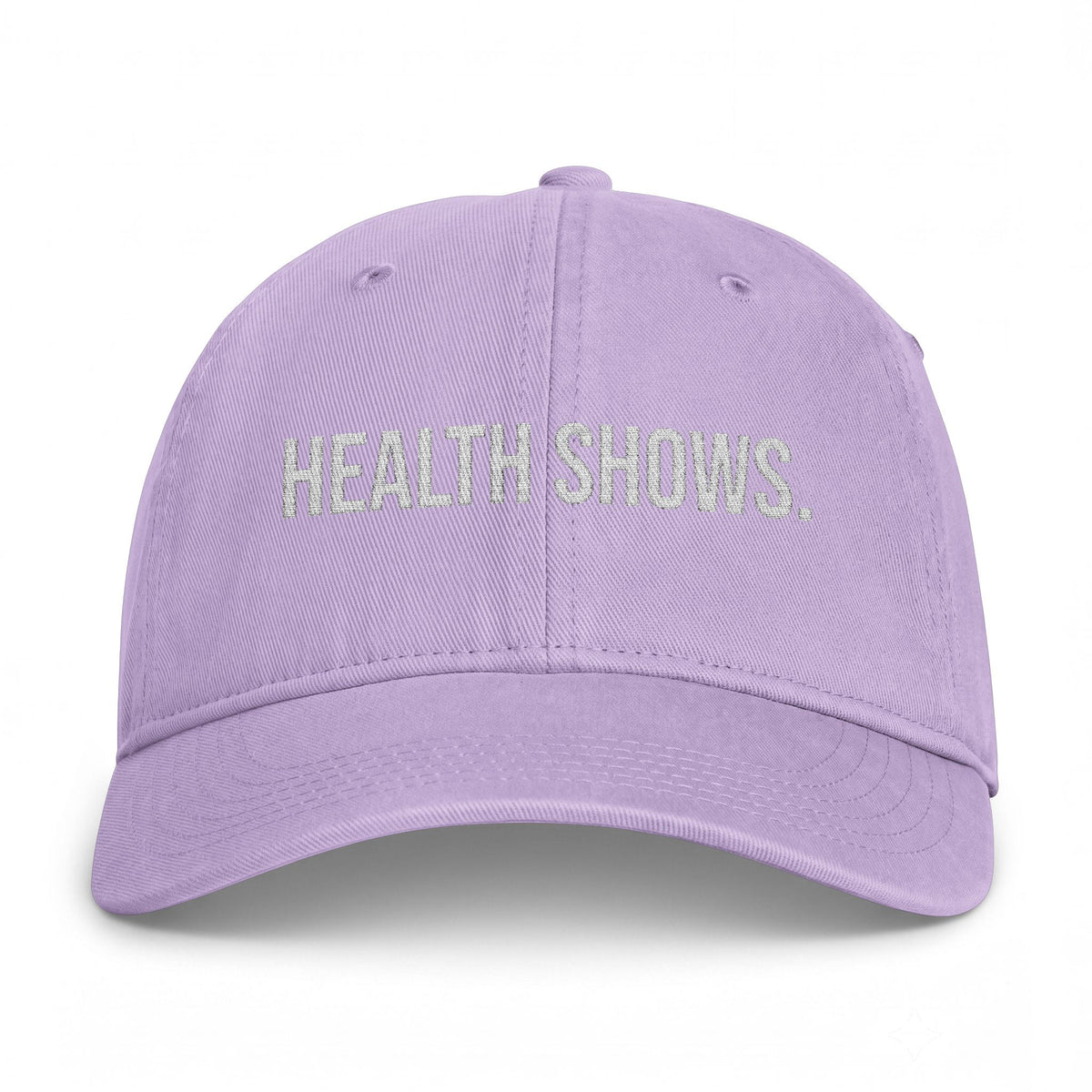 Health Shows Dad Hat — Washed Coastal Cap