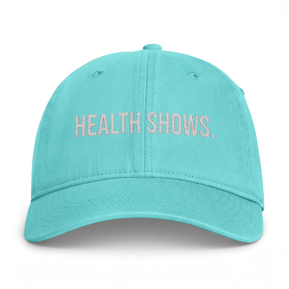 Health Shows Dad Hat — Washed Coastal Cap