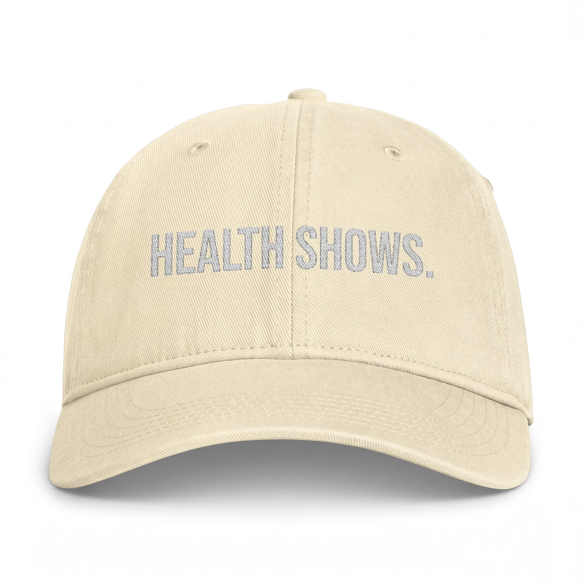 Health Shows Dad Hat — Washed Coastal Cap