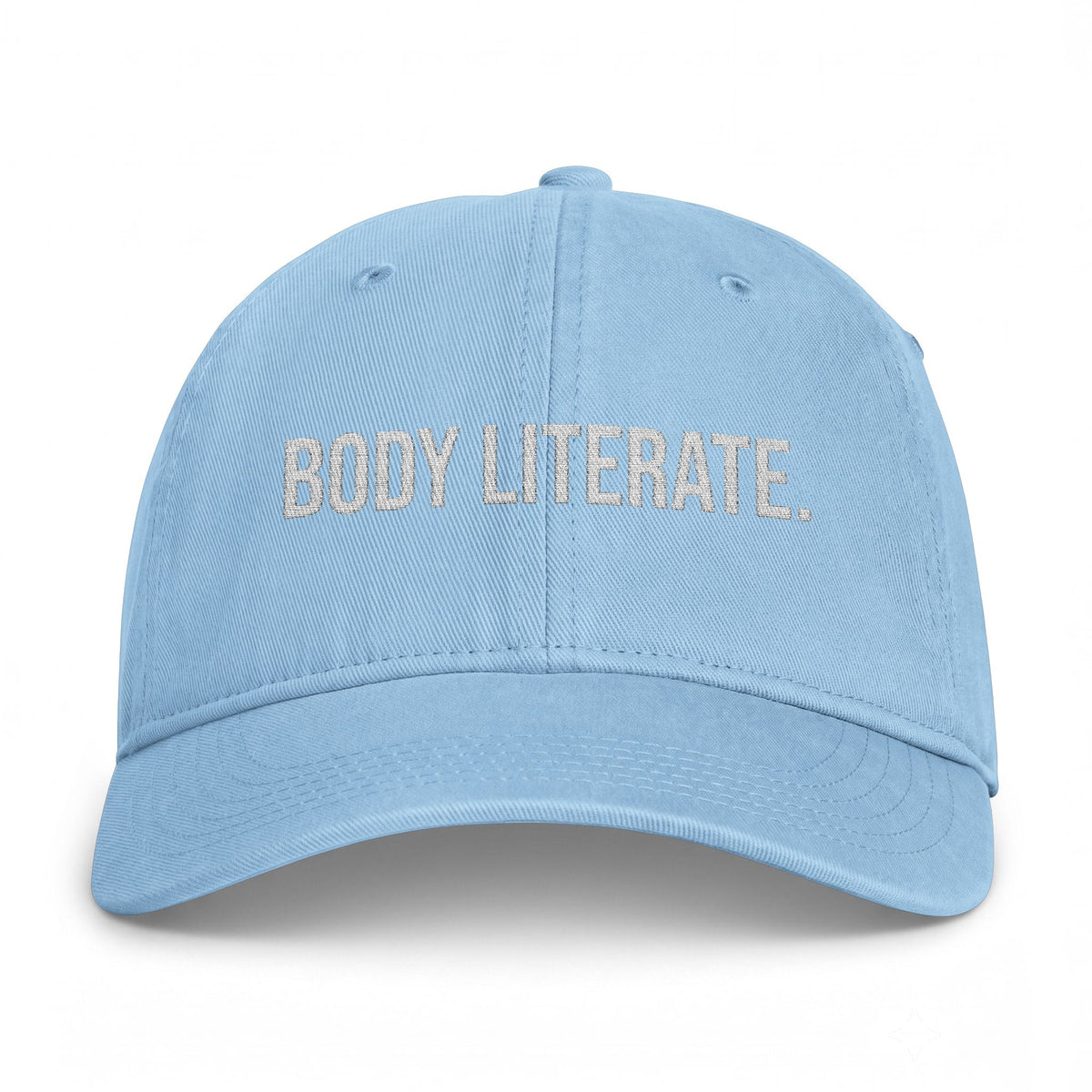Body Literate Dad Hat — Washed Coastal Cap