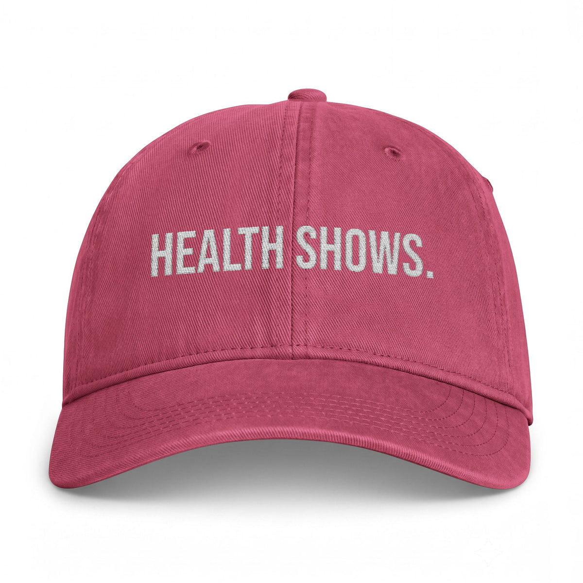 Health Shows Dad Hat — Washed Coastal Cap