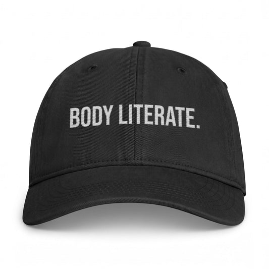 Body Literate Dad Hat — Washed Coastal Cap
